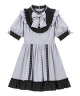 【新春セール】レースアップリボンドーリーワンピース