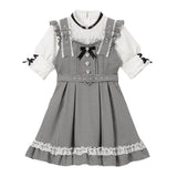 ハートチョーカーベルトレースワンピース