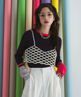 パールメッシュビスチェ