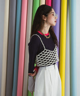 パールメッシュビスチェ