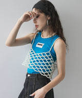 パールメッシュビスチェ