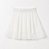 レースフレアミニスカート