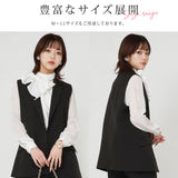 ベスト×クロップドパンツスーツセットアップ【大きいサイズ】【3L/4L】【フォーマル】【入園式】【卒園式】【入学式】【卒業式】【ママスーツ】