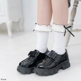 【メール便】メローフリルミドルソックス