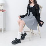 【メール便】メローフリルミドルソックス