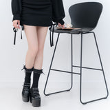 【メール便】メローフリルミドルソックス