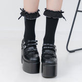 【メール便】メローフリルミドルソックス