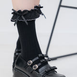 【メール便】メローフリルミドルソックス