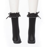 【メール便】メローフリルミドルソックス