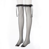 【メール便】選べる丈オーガンジーフリルシアーソックス