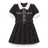 サマーツイードハートパールワンピース