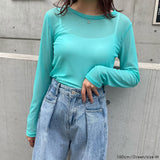 カラーシアートップス