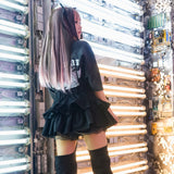 レッグウォーマーパンツ付ティアードスカパン【大きいサイズ有】