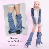 デニムルーズソックス