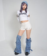 デニムルーズソックス