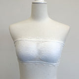 【メール便】バストパット付総レースベアキャミトップス