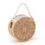 選べるラタン風パールショルダーバッグ