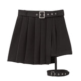 【新春セール】ガーター付きプリーツショートパンツ