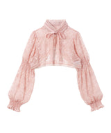 【メール便】レースショートブラウス