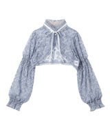 【メール便】レースショートブラウス