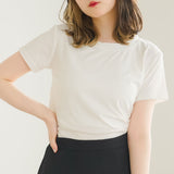 バックリボンオープンTシャツ