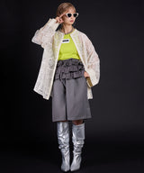 【最上もが着用】くしゅくしゅルーズロングブーツ