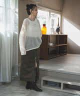 【最上もが着用】くしゅくしゅルーズロングブーツ