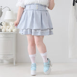 パールビジューフレアハイウエストスカート