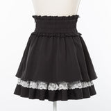 パールビジューフレアハイウエストスカート