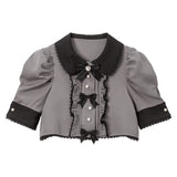 マトンスリーブブラウス