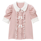 マトンスリーブブラウス