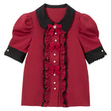 マトンスリーブブラウス