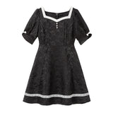 ハートネックお嬢様ワンピース