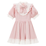 【新春セール】レースアップリボンドーリーワンピース