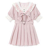 セーラービジューレースフリルワンピース