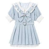 セーラービジューレースフリルワンピース