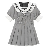 セーラービジューレースフリルワンピース