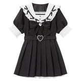 セーラービジューレースフリルワンピース