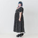 ブーケットフラワーワンピース