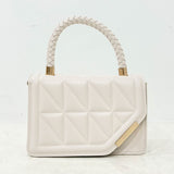 キルティングハンドバッグ