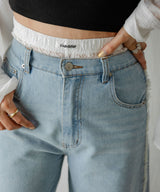 【メール便】レースフレアレギンス