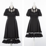 チュール切替ワンピース