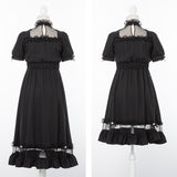 チュール切替ワンピース