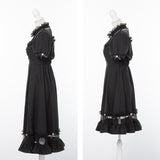 チュール切替ワンピース