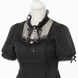 チュール切替ワンピース