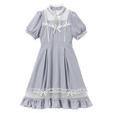 チュール切替ワンピース