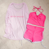 選べる大きいサイズギャルラッシュガード3点セット