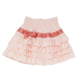 【新春セール】リボンレースティアードスカート