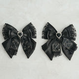 【新春セール】十字架リボンバレッタピン2個セット