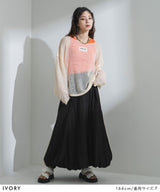 シアーメッシュモヘアタッチニット